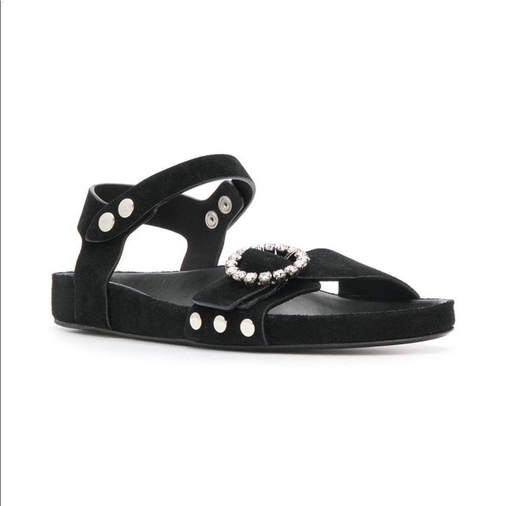 NWT ISABEL MARANT BLACK STRAP SANDALS